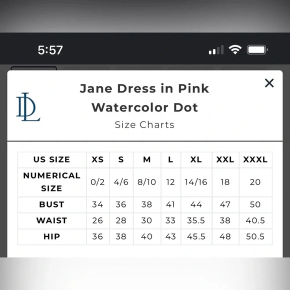 Duffield Lane Jane Dress in Pink Watercolor Dot - Picture 8 of 8
